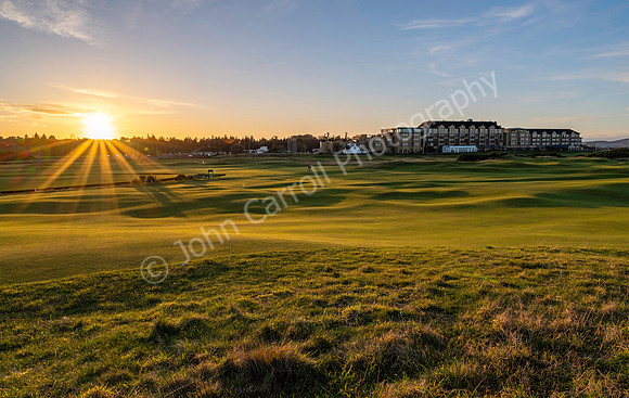 Old Course Hotel Sunset - 091123