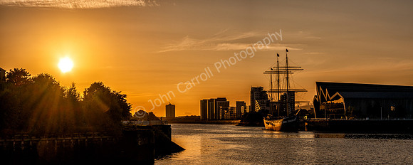 Riverside Museum Sunset, Glasgow - 110821