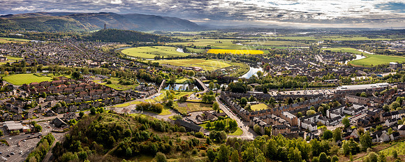 Stirling from Gowan Hill, Stirling
