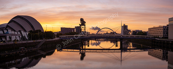 River Clyde Sunrise, Glasgow, Scotland - JCP0618
