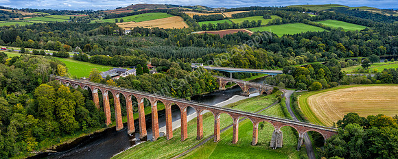 Leaderfoot Viaduct, Melrose, Scotland