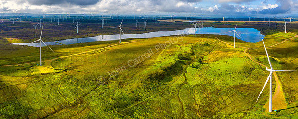 Lochgoin Reservoir & Whitelee Wind Farm, EAglesham Moor, Glasgow, Scotland