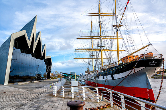 Riverside Museum & Sailing Ship Glen Lee, Glasgow