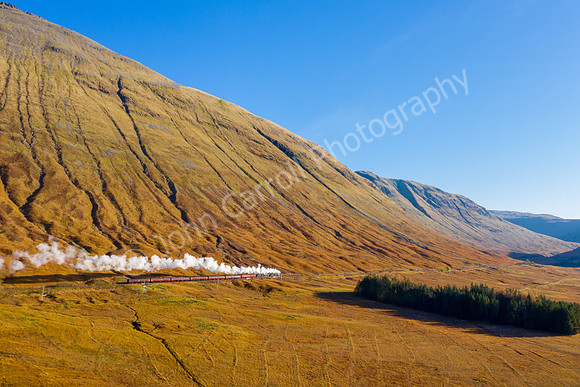 Jacobite Steam Train, Beinn Dorain, Bridge of Orchy 02