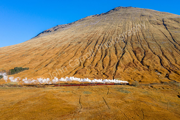 Jacobite Steam Train, Beinn Dorain, Bridge of Orchy