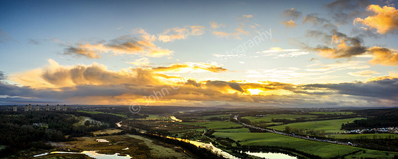 River Clyde Sunrise, Motherwell, South Lanarkshire 02