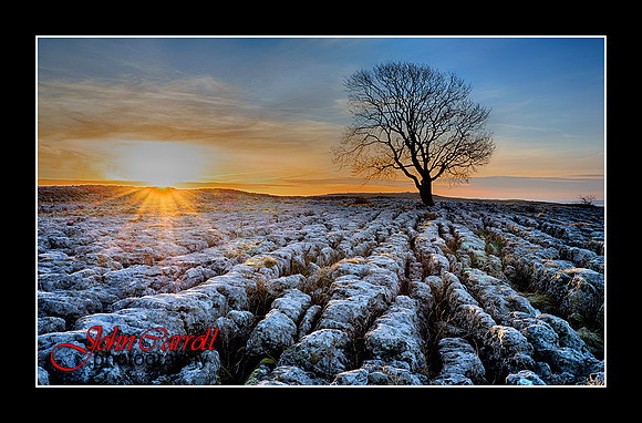 Limestone Pavement, Malham, Yorkshire Dales, England, UK.